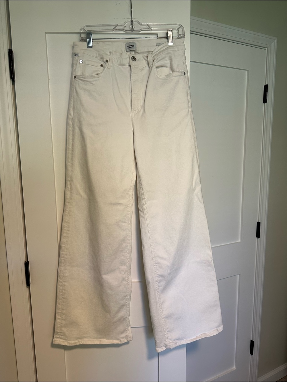 CoH Lyra Wide Leg Ecru Jeans